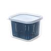 Transparent Double Layer Fresh-keeping Box For Ginger Garlic Onion Storage And Preservation