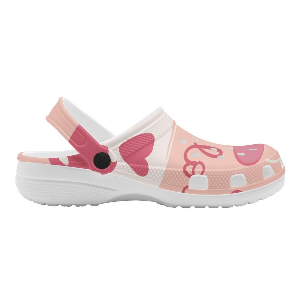Graphic Printed EVA Clogs for Women Men Breathable Lightweight Slip On Casual Footwear Soft Sole Summer Sandals Daily Walking