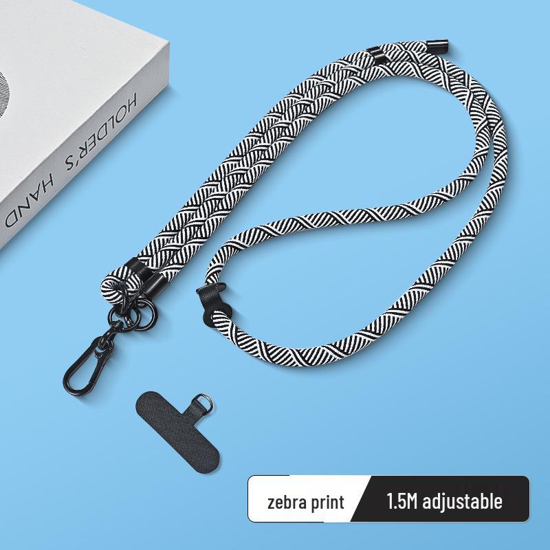 Ultra-Thin Transparent TPU Phone Case with Lanyard Clip and Anti-Lost Patch