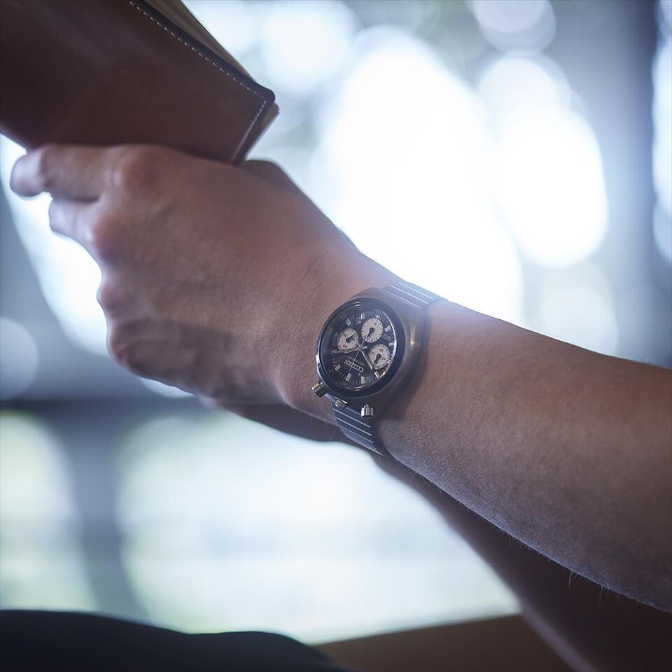 CITIZEN Watch Record Label TSUNO CHRONO AN3660-81E