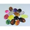 276Cts. Natural Onyx Agate Ring Size Oval Cabochon Loose Gemstone 15Pcs Lot A-649