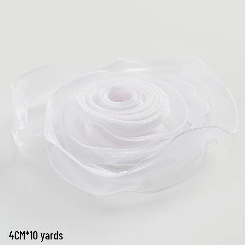 

Лента из органзы «рыбий хвост» для самостоятельного украшения коробки для торта