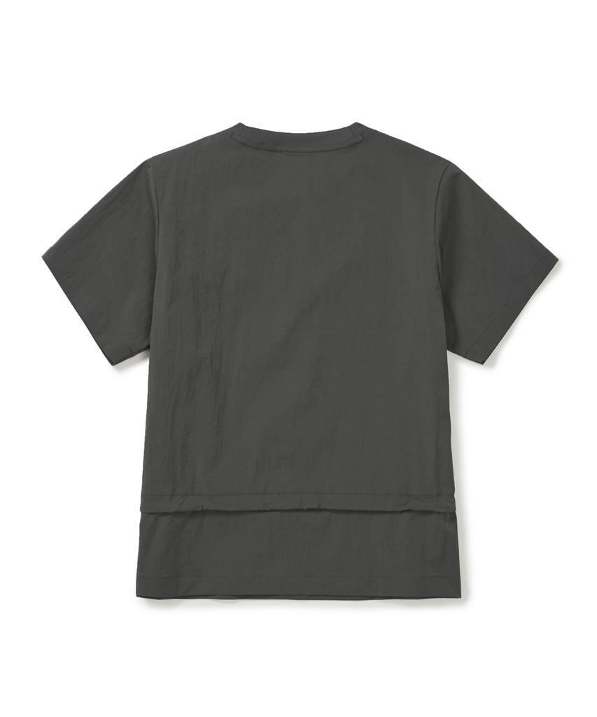SNOWPEAK APPAREL Root Women'S String Short Sleeve T-Shirt (S26Mwrts63) Rustic Khaki
