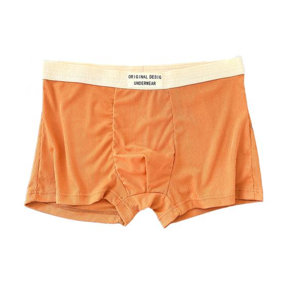 Men Boxer Underwear Mid-rise High Elasticity Shorts Panties Letter Print U-Convex Breathable Underwear Daily Wear
