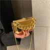 Metallbox Damen Tasche Retro Nische Dicke Kette Acryl Ein Schulter Crossbody Ins Internet Berühmtheit Handy