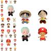 Adorable 25cm To 30cm One Piece Plush Toy Luffy Chopper Zoro Cartoon Figure Gift