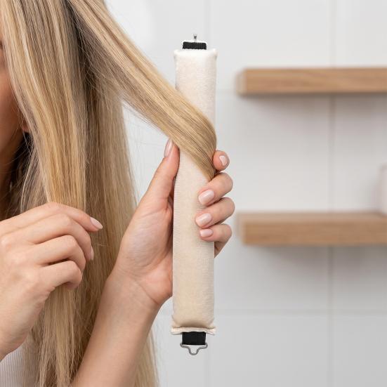 3 Pezzi Bastoncino Arricciacapelli Senza Calore Fascia per Capelli Donna Arricciacapelli per Dormire Durante la Notte Strumento per lo Styling Capelli Medi Lunghi Pigri Arricciacapelli a Rullo