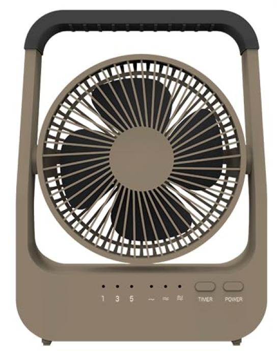 2025 Topland Home Outdoor Table USB AC Outlet Adapter Battery Official Store Exclusive Color [Latest model] & Fan, Small, Type-C, Included, Quiet,