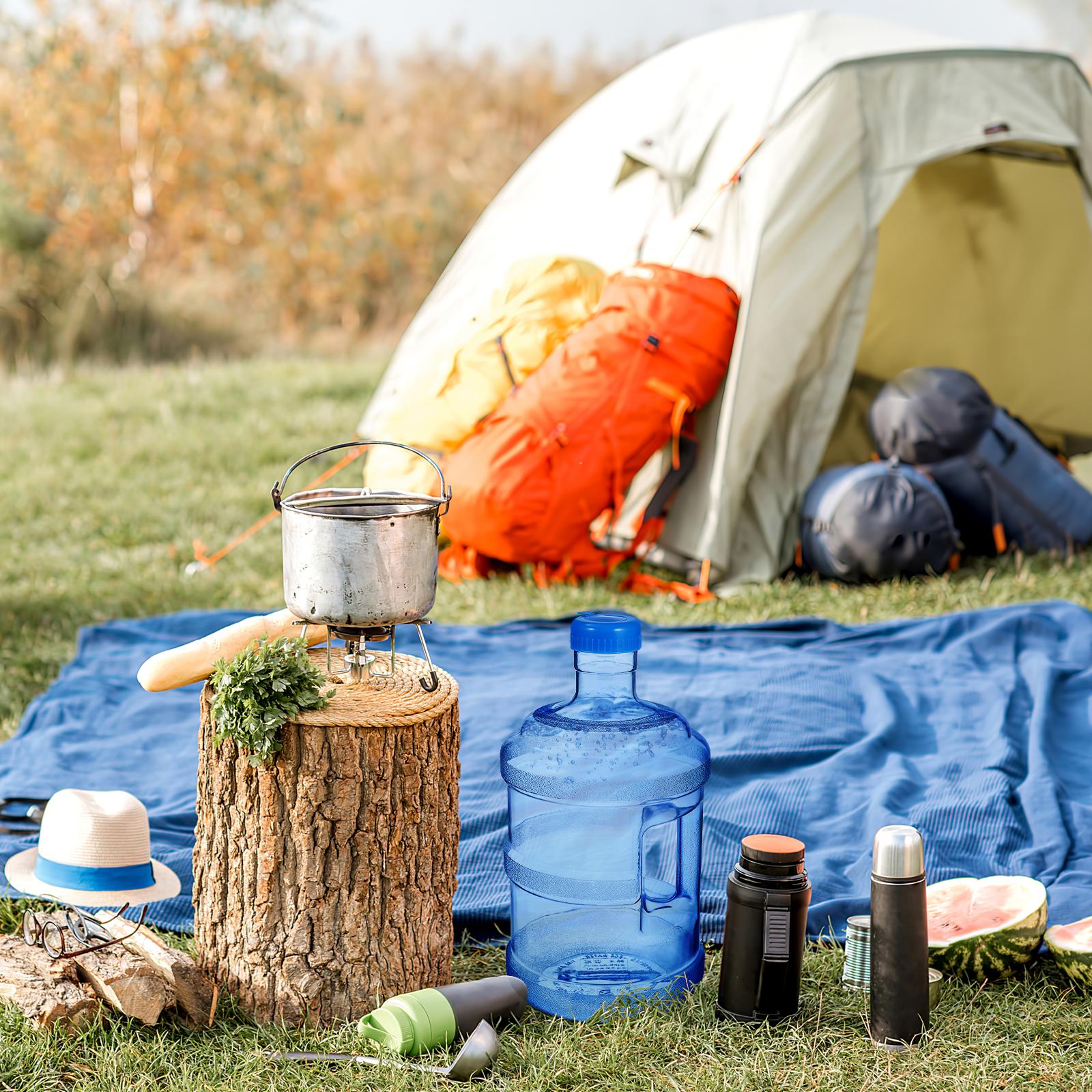 

5L Reusable Water Jug Large Portable Water Container with Handle for Outdoor Camping Travel Car Home Storage Mineral Water other