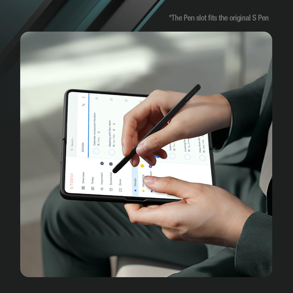 NILLKIN For Samsung Galaxy Z Fold 5 Phone Cases Flex Pure Fold Cover Comes with a S-Pen
