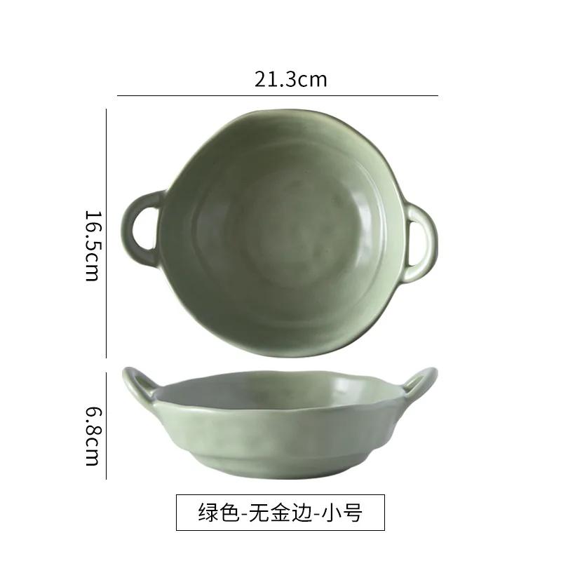 

Матовая миска для ушей, нестандартная посуда, не совсем белая, Пномпень, нестандартная керамическая миска, пибимпап, миска для лапши ламиан, кухонные принадлежности