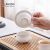 Zen Style White Ceramic Tea Strainer