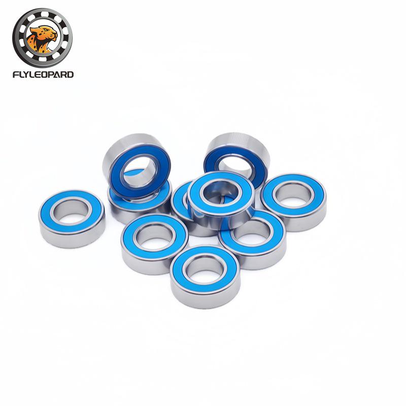 In-stock 6900 2RS Thin-walled Deep Groove Ball Bearing, 10x22x6, High-speed Motor Bearing with Blue Rubber Seal.