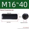Grade 12.9 Hex Socket Headless Set Screw (M3-M16)