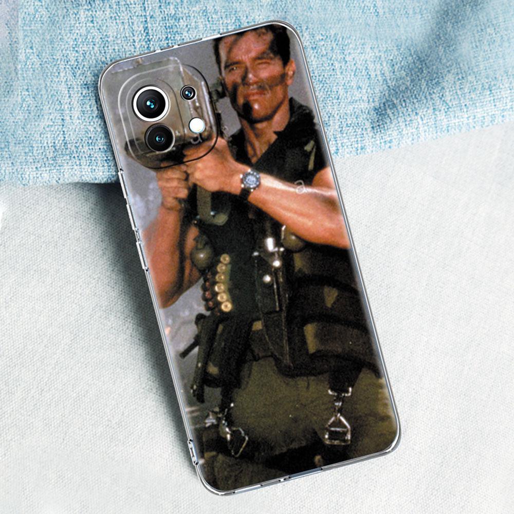 

Arnold Schwarzenegger Movie Commando 1985 Capa для Xiaomi Mi 11 10T Note 10 Lite 9T 9 Case Poco X3 NFC M3 F3 GT F2 Pro 5G Cover Mi Poco F2 Pro 5G