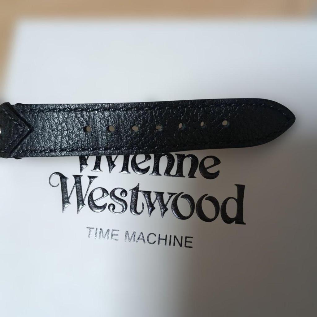 Used Vivienne Westwood Watch Black Gold Ove