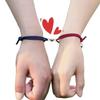 1pc DIY Couple Bracelets Friendship Bracelets Rope Magnetic Bracelet Lover Fashion Jewelry for Anniversary