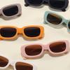 Set of 6 Retro Casual Square Glasses Women And Children Versatile Eyewear for Street Pography