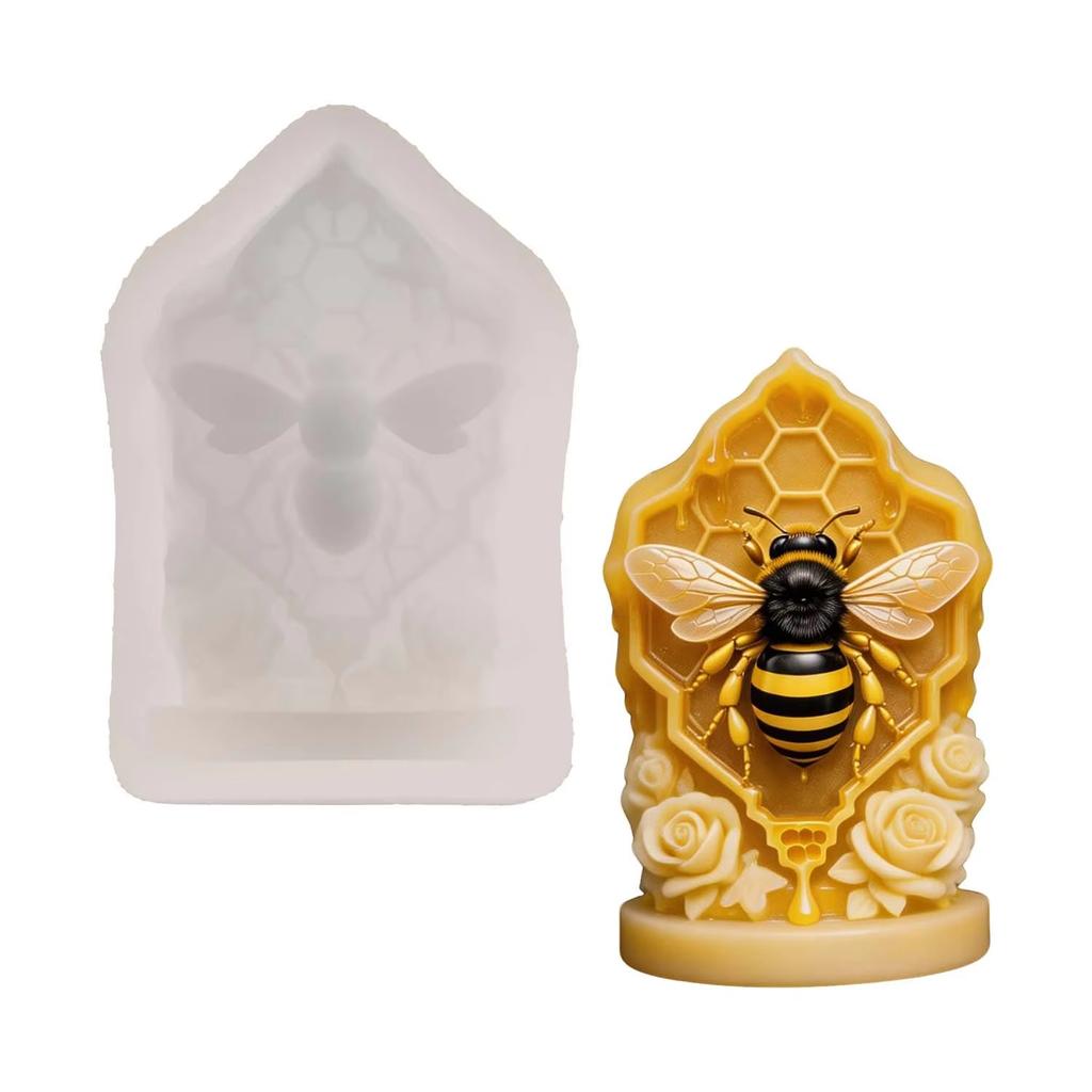 Hive Bee Silicone Mold, Suitable for Glue Application / Plaster /, a Universal Mold. The Finished Product Has an Exquisite