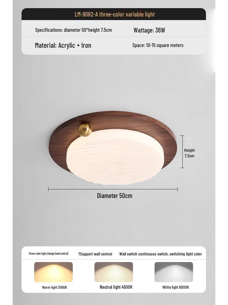 

Потолочный светильник в средневековом стиле из ореха и золота - Zen Master Bedroom/Studio Lighting Model LM9082-50A