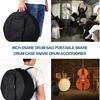 Padded Portable Snare Drum Case, 13-14 Inch Snare Drum Carrying Backpack with Shoulder Strap and Carry Handles, Drum Bag Case for, Storage And