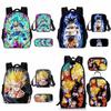 Dragon Ball Z Backpack Cartoon Oxford Fabric School Bag With Breathable Straps For Middle School Students