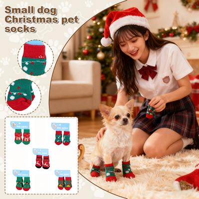 Julstrumpor, Jultomten, Snögubbe, Överdrag, Nallebjörn, Repa, Smuts, Liten Hund Husdjur Jul Husdjursstrumpor