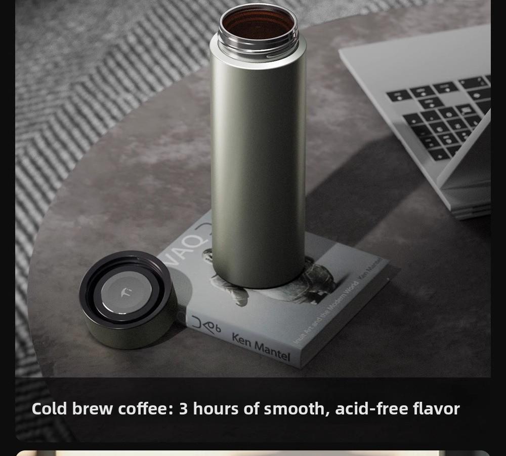 Home Pure Titanium Insulated Cup, High Appearance Standard Outdoor Water Bottle, High-end Business Water Jug