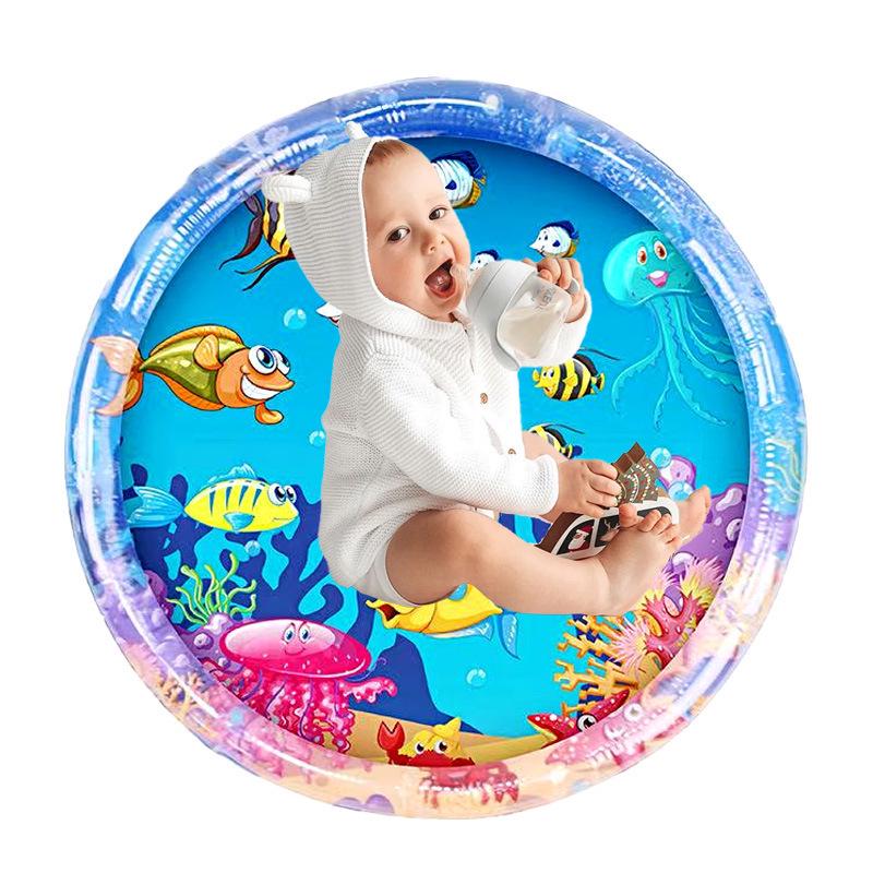 Dolphin 100CM Water Play Mat: Summer Outdoor Sprinkler Pad