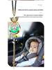 Crystal Rearview Mirror Air Freshener: Long-lasting Fragrance Pendant for Car Interior Decoration