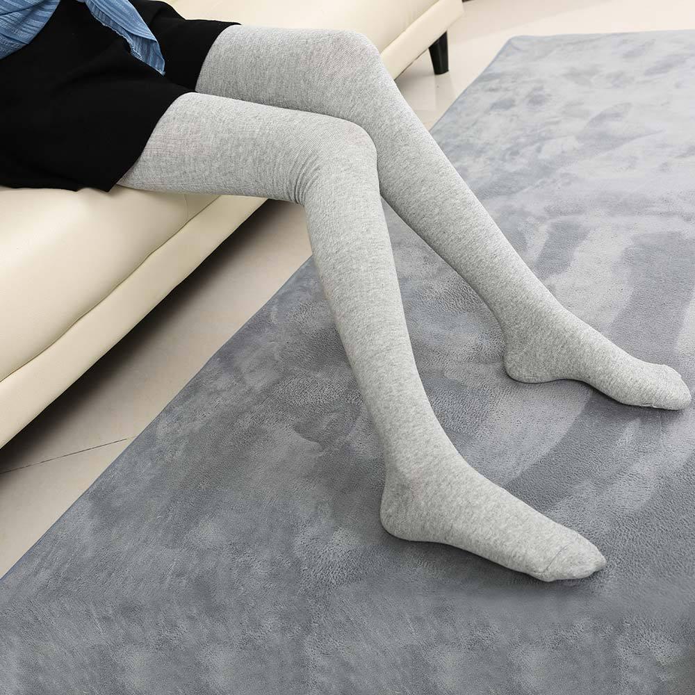Calze lunghe fino alla coscia in cotone da 80 cm per donne alte - Lunghezza estesa creativa sopra il ginocchio