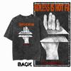G13 Back Printing Cool Printing Men's T-shirt/pickled Streetwear Large Size Retro O-neck Men's T-shirt