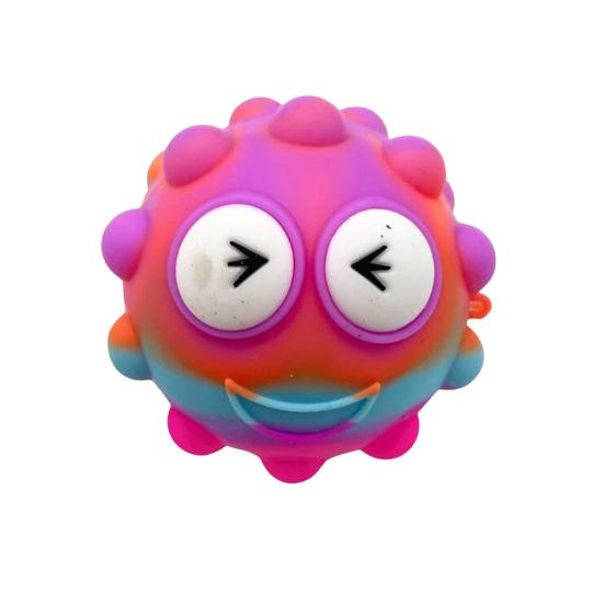 Popping Eye Expression Ball Toy Stress Relief Push Bubble Ball Squeeze Toy Decompression Stress Ball Fidget Toy