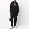 Off-White Caravaggio Boy Skate Hoodie Black/Multicolor Men Tops OMBB085F21FLE0131084