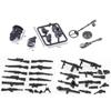 Building Blocks Weapons Accessory Soldier Digital Gift Ninja Sword Mortar Cannon Missile Launcher RPG Toys Mini Brick X006