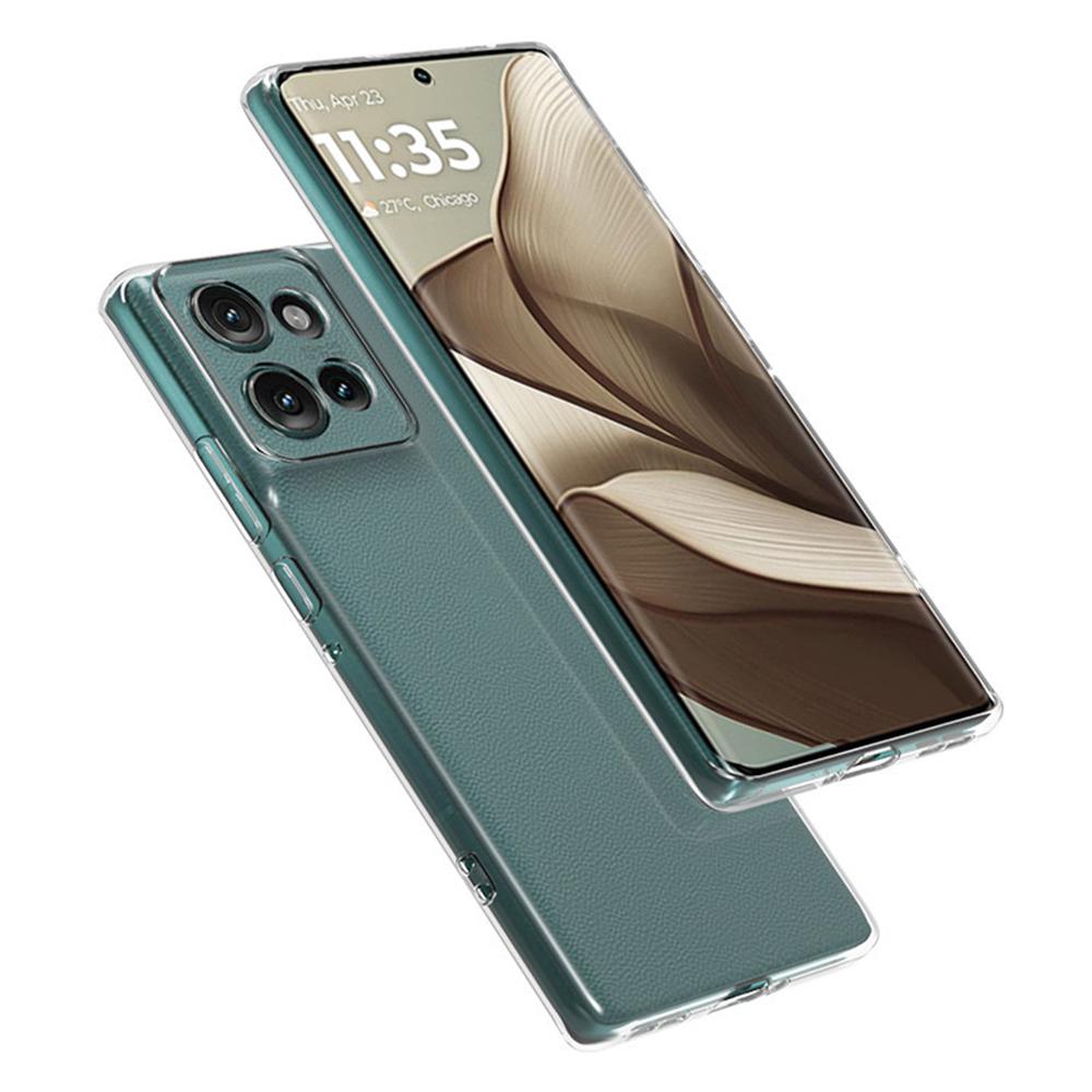 

For Motorola Edge 50 5G Case Ultra-Thin Flexible TPU Clear Phone Cover A