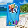 Beach Towel with Number block Pattern - soft,absorbent,machine washable Lightweight&Modern,swimming,Travel Essentials