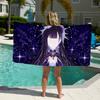 Jeu Honkai Star Rail cool b Serviette Serviette de Plage Surdimensionnée Séchage Rapide Serviette Absorbante Douce Natation Serviettes de Plage pour Hommes Femmes