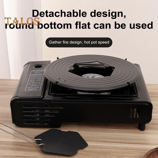 Gas Stove Heat Diffuser with Removable Handles Anti-Scald Handle Even Heat Distribution Multi-Purpose Flame Guard for Stewing Frying Camping Reducer