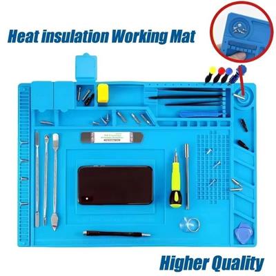 Silicone Soldering Station Mat Anti-Static Adsorption Soldering Mat  Maintenance Platform