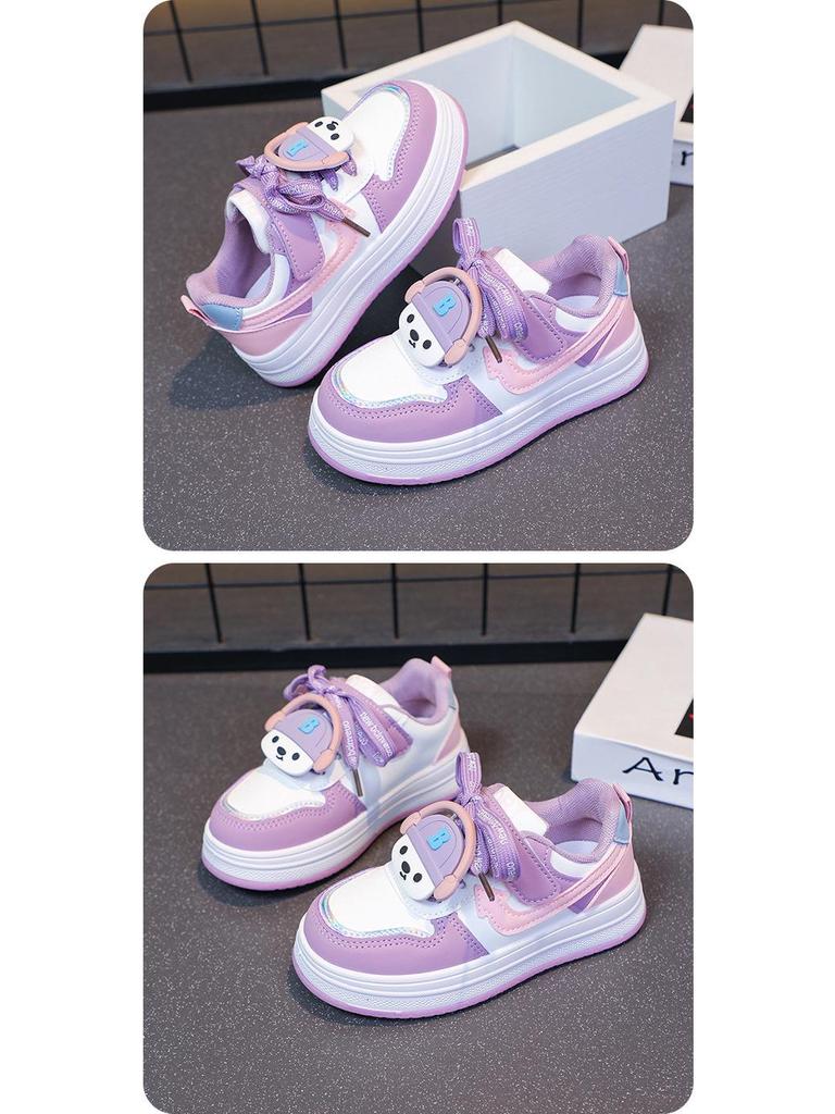 Breathable, Wear-Resistant Skate Shoes for Kids – Comfortable Soft Sole Sneakers for Boys & Girls with Cartoon Design