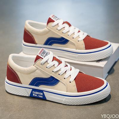 Fashion Men's Spring New Breathable Versatile Soft Soled Casual Sports Shoes Trendy Fashionable Simple Canvas Shoes