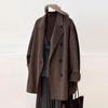 Women's Trendy Maillard Woolen Coat, 2025 Winter Collection - Cotton-Padded, Mid-Length, Petite Size