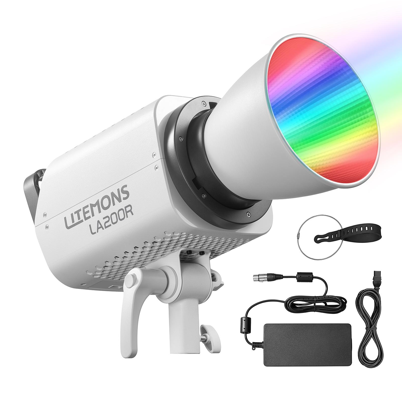 

Godox Litemons LA200R Студийный RGB Видео Светильник 220 Вт Светодиодный Фото Светильник 1800-10000K CRI95+ EU Plug