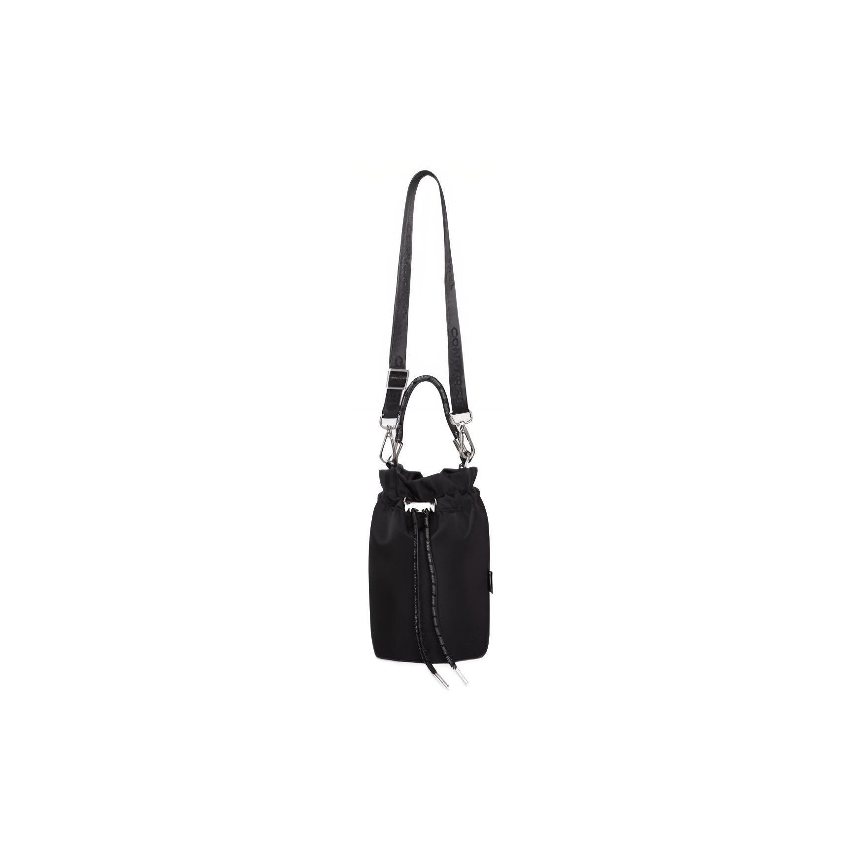 

Converse Drawstring Closure Nylon Bucket Bag Unisex Bags Black 10022091-A01 Black