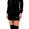 Hatu Velvet Mini Sweatskirt Black