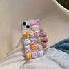 Cartoon three-dimensional Kt cat mobile phone case for Apple 17Promax cute Iphone16 burger 14 glitter Epoxy