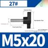 Stainless Steel Z-Type T-Handle Slotted Screw with Plastic Head (M4/M5/M6/M8)