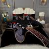 Rock guitar three-piece duvet cover grinding kit digital printing
