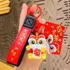 Keychain Dragon Adorable Lunar New Year Charm Silicone Cartoon Gift Accessory